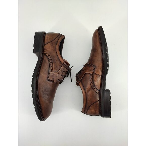 ECCO Vitrus I Men\'s Distressed Brown Casual Oxford Shoes Size 10-10.5 US main image 7